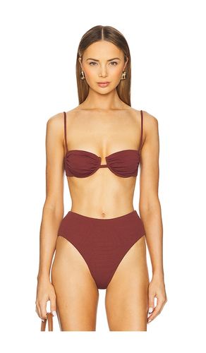 Gabriel Bikini Top in Brown. - size S (also in XS) - F E L L A - Modalova