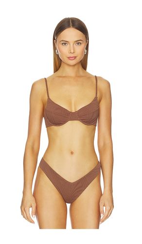 Gareth Bikini Top in Brown. - size L (also in M, S, XS) - F E L L A - Modalova