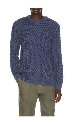 Neptune Cable Knit Sweater in Blue. - size L (also in M, S, XL/1X) - Fair Harbor - Modalova