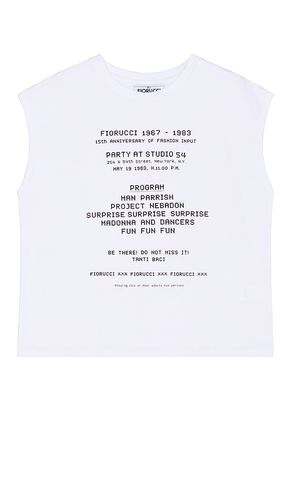 Invitation Print Boxy Tank Top in . - size L (also in M, XL) - FIORUCCI - Modalova