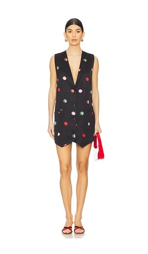 Lollipop Print Vest Dress in Black. - size 36 (also in 38, 40, 42) - FIORUCCI - Modalova