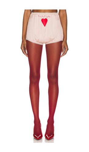 Embroidered Satin Bloomers in Pink. - size L (also in M, S, XS) - FIORUCCI - Modalova