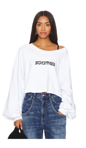 I Love Print Cropped Sweatshirt in . - size M (also in S, XS) - FIORUCCI - Modalova