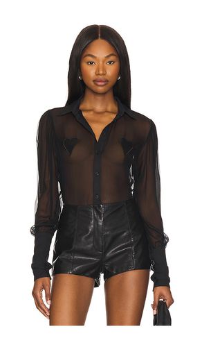 Balloon Sleeve Heart Bodysuit in . - size L (also in M, S, XL, XS) - FIORUCCI - Modalova