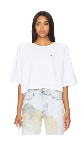 Angel Patch Cropped Padded T-shirt in . - size M (also in S) - FIORUCCI - Modalova