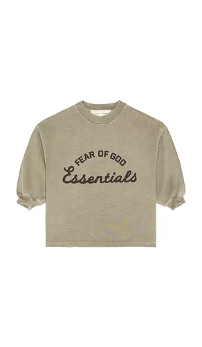 Kids Training 90's Long Sleeve Tee in Grey. - size 4/5 (also in 6/7) - Fear of God ESSENTIALS - Modalova