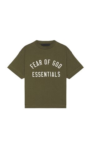 Kids Crewneck Tee in Olive. - size 2/3 (also in 8) - Fear of God ESSENTIALS - Modalova