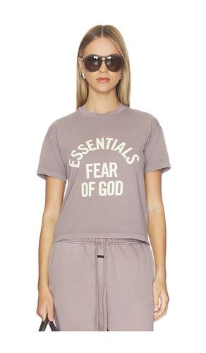 Campus Classic Short Sleeve Tee in Mauve. - size M (also in S, XS) - Fear of God ESSENTIALS - Modalova
