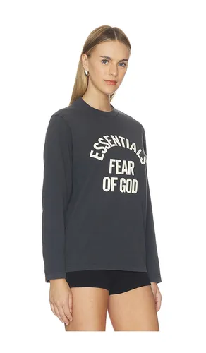 Campus Classic Long Sleeve Tee in Black. - size XS (also in S) - Fear of God ESSENTIALS - Modalova