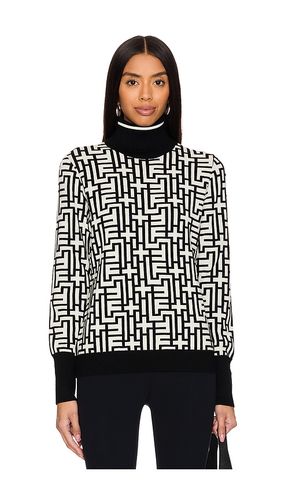 Maira Knitted Pullover Top in Black,White. - size L (also in XL, XS) - Bogner Fire + Ice - Modalova
