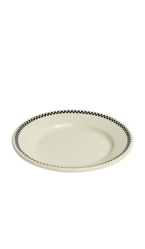 Checkerboard small plate en color crema talla all - Fish's Eddy - Modalova