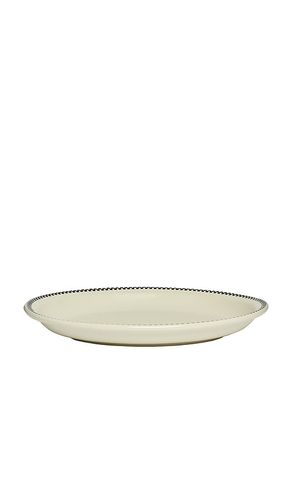 Checkerboard medium platter en color crema talla all - Fish's Eddy - Modalova