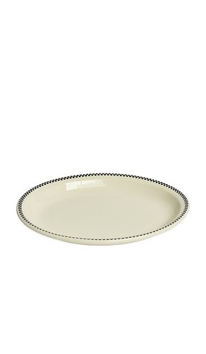Checkerboard medium platter en color crema talla all - Fish's Eddy - Modalova