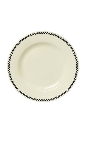 Checkerboard main plate en color crema talla all - Fish's Eddy - Modalova