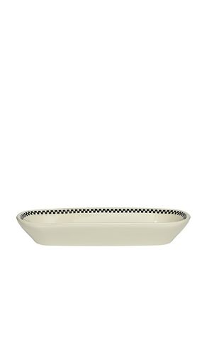 Checkerboard celery tray en color crema talla all - Fish's Eddy - Modalova