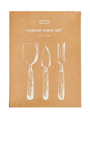 Boxed cheese set en color plateado metálico talla all - Fish's Eddy - Modalova