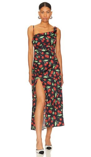 Xena Midi Dress in Black, Red. - size L (also in M, S, XS) - For Love & Lemons - Modalova