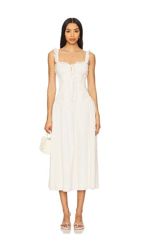 Baby Daisy Poplin Midi Dress in . - size L (also in M) - For Love & Lemons - Modalova