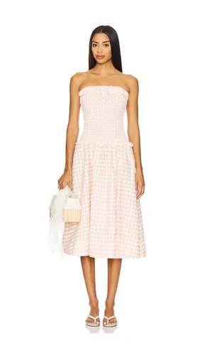 Petal Gingham Midi Dress in . Size L. Also in M - For Love & Lemons - Modalova
