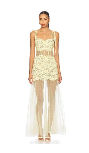 Viola Gown in Lemon. - size M (also in S, XL, XS) - For Love & Lemons - Modalova