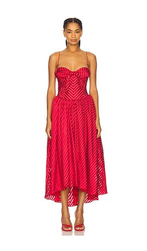 GESTREIFTES MAXIKLEID BURNOUT in . Größe M. Also in S, XS - For Love & Lemons - Modalova