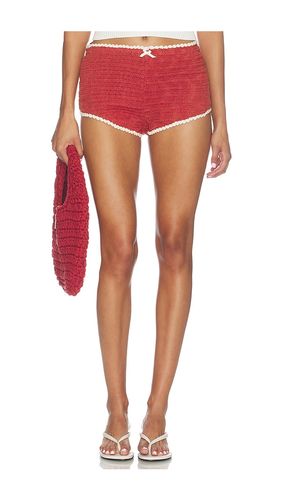 Crochet Rugby Micro Shorts in . Size L. Also in M, S, XS - For Love & Lemons - Modalova