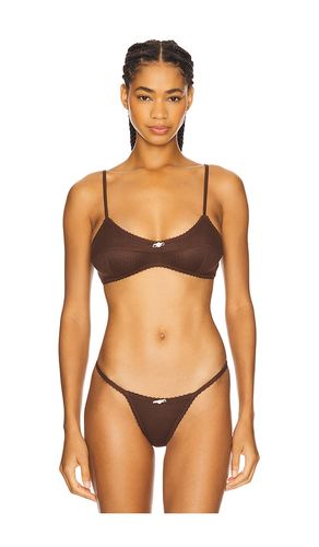 Elliana Bralette in Brown. - size L (also in M, S, XL, XS) - For Love & Lemons - Modalova