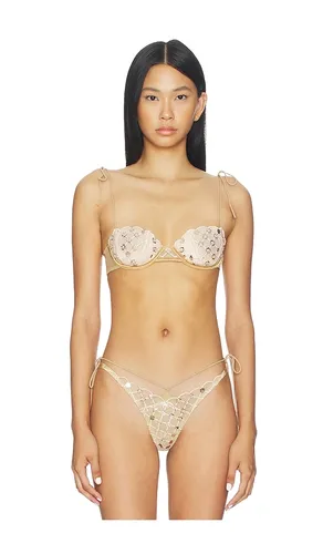 Dazzle Me Underwire Bra in Metallic . - size L (also in M) - For Love & Lemons - Modalova