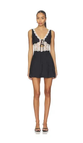 Bluebird Jacquard Mini Slip in . - size L (also in XL) - For Love & Lemons - Modalova