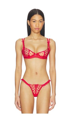 Cross Stitch Hearts Underwire Bra in . - size S (also in XXS) - For Love & Lemons - Modalova