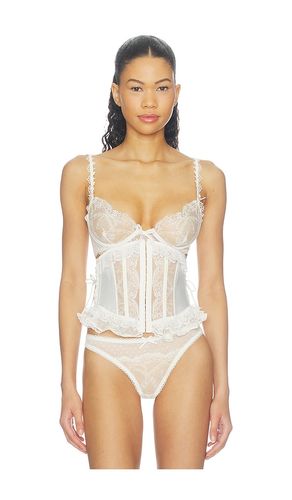 Chantilly Underbust Corset in Tan in Cream. - size XS (also in S, M) - For Love & Lemons - Modalova