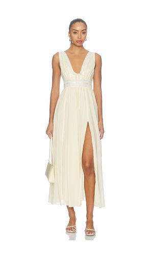 Lisa Maxi Slip Dress in Cream. - size M (also in S, XS) - For Love & Lemons - Modalova