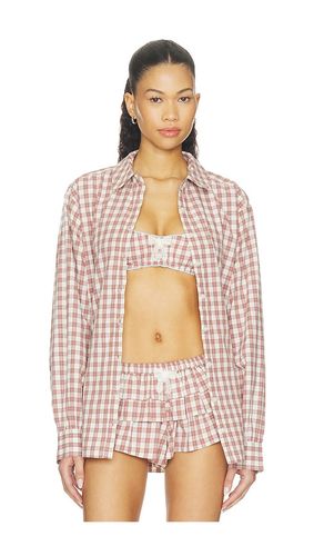 Poppy Gingham Button Down Top in . - size L (also in M, S, XL, XS) - For Love & Lemons - Modalova
