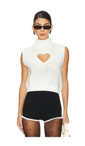 Rebecca Heart Sweater Vest in . - size M (also in L, S, XS) - For Love & Lemons - Modalova