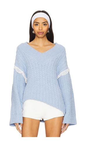 Tierra Oversized V-Neck Sweater in . - size L (also in M, S, XS) - For Love & Lemons - Modalova