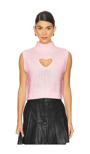 Rebecca Heart Sweater Vest in . Size L - For Love & Lemons - Modalova