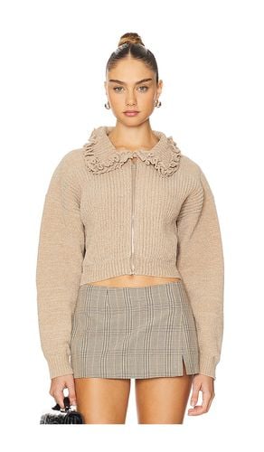 Rey Knit Jacket in Tan. - size L (also in M, S, XL, XS) - For Love & Lemons - Modalova