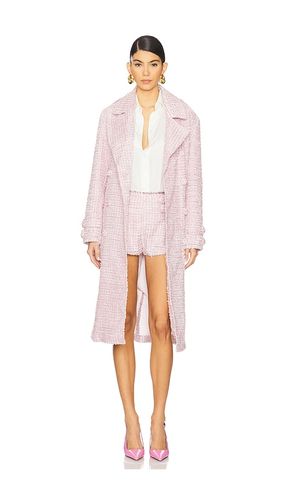 Strawberry Cream Tweed Coat in . - size L (also in M, S, XL) - For Love & Lemons - Modalova