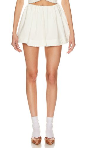 Minifalda billie en color talla M en - Cream. Talla M (también en L, S, XL) - For Love & Lemons - Modalova