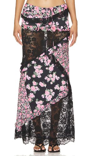 Falda maxi rosalyn en color talla M en - Black. Talla M (también en S, XL, XS) - For Love & Lemons - Modalova