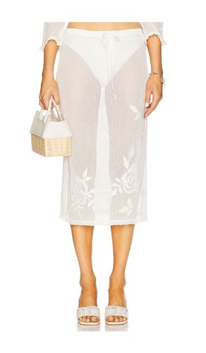Rose Crochet Midi Skirt in . - size L (also in M, S) - For Love & Lemons - Modalova