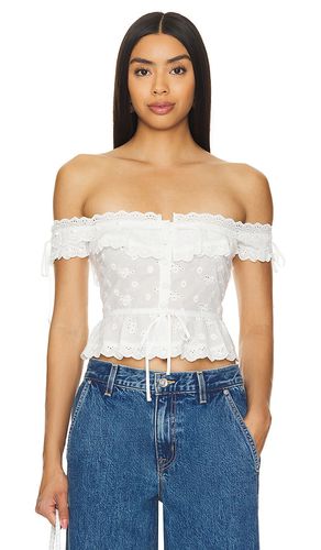 Marlowe top en color talla M en - White. Talla M (también en XL) - For Love & Lemons - Modalova