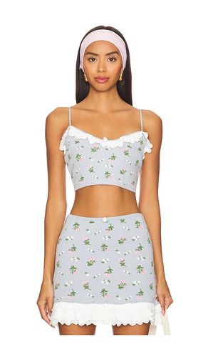 Amalia Knit Crop Top in . Size M, S, XL, XS - For Love & Lemons - Modalova