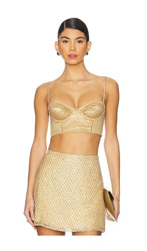 BUSTIER-TOP GLITTER GRID in . Size M, S, XL, XS - For Love & Lemons - Modalova