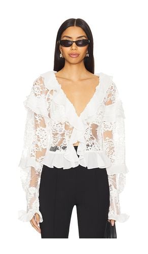 Holiday Lace Long Sleeve Top in . Size S, XS - For Love & Lemons - Modalova