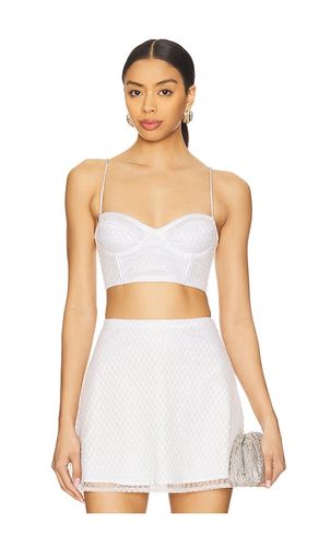 Glitter Grid Bustier Top in . Size M. Also in XL, XS - For Love & Lemons - Modalova