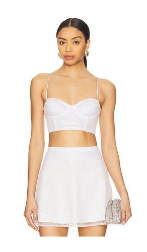 Glitter Grid Bustier Top in . Size M, S, XL, XS - For Love & Lemons - Modalova