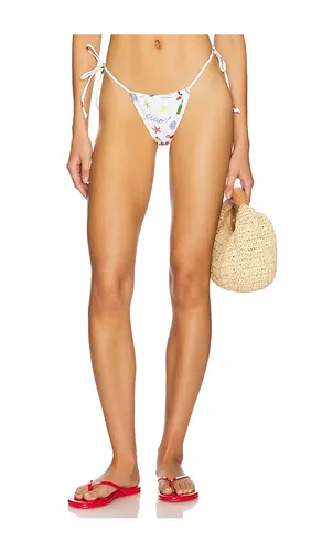 Bay Bikini Bottom in White. - size M (also in XL) - For Love & Lemons - Modalova