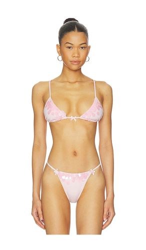 Louise Bikini Top in Blush. - size L (also in M, S, XL, XS) - For Love & Lemons - Modalova