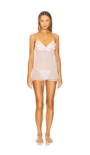 Bellflower Camidoll With Thong in Blush. - size L (also in M, XL) - Flora Nikrooz - Modalova